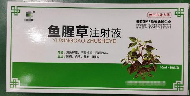 魚腥草注射液，清熱解毒，消腫排膿，利尿通淋，主治:肺癰，痢疾，乳癰，淋濁。