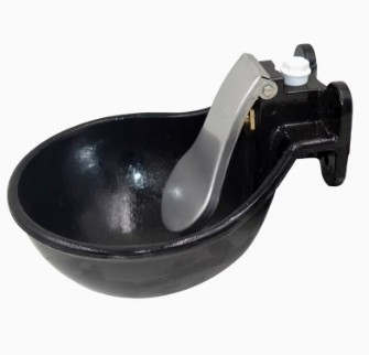 大號(hào)鑄鐵牛飲水碗 鑄鐵牛馬飲水碗牛羊用自動(dòng)碗式飲水器 牛用器械